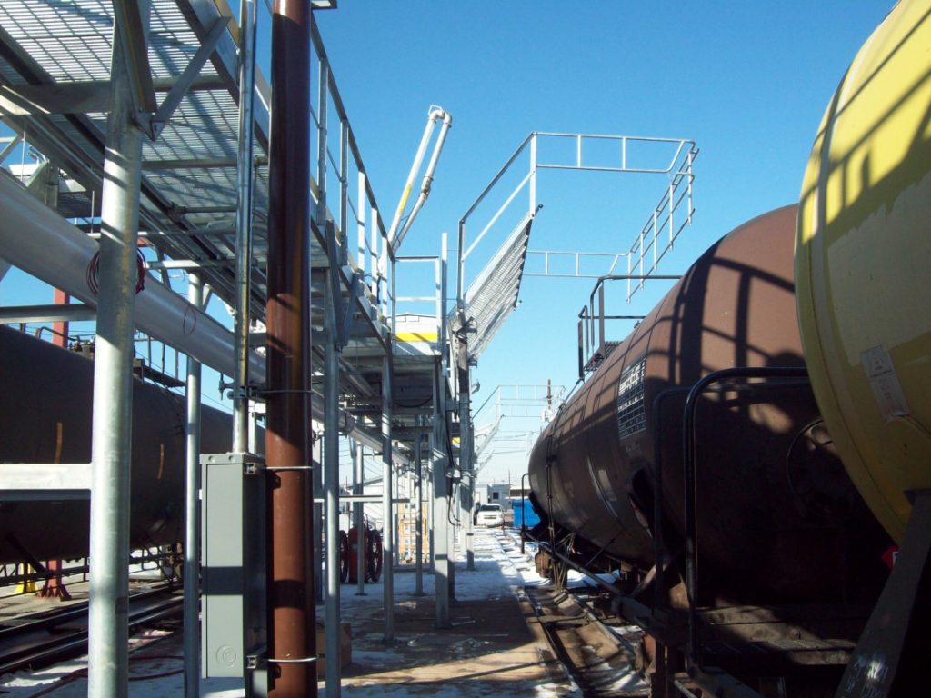 Railcar Loading Platform | Railcar Loading Rack | Railcar Loading Ramp