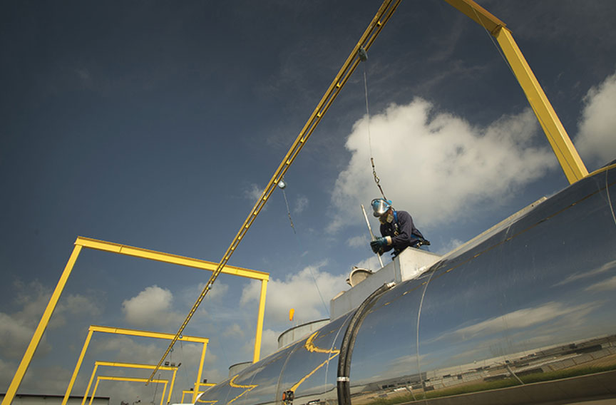 Rigid Lifelines Fall Protection | Hemco Industries | Harness | Lanyard