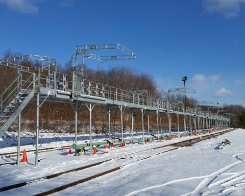 Railcar Loading Platform | Railcar Loading Safety | Bulk Chemical Loading Railcar | Railcar Loading Station