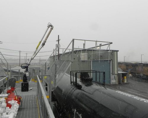 Railcar Loading Platform | Railcar Loading Rack | Railcar Loading Ramp